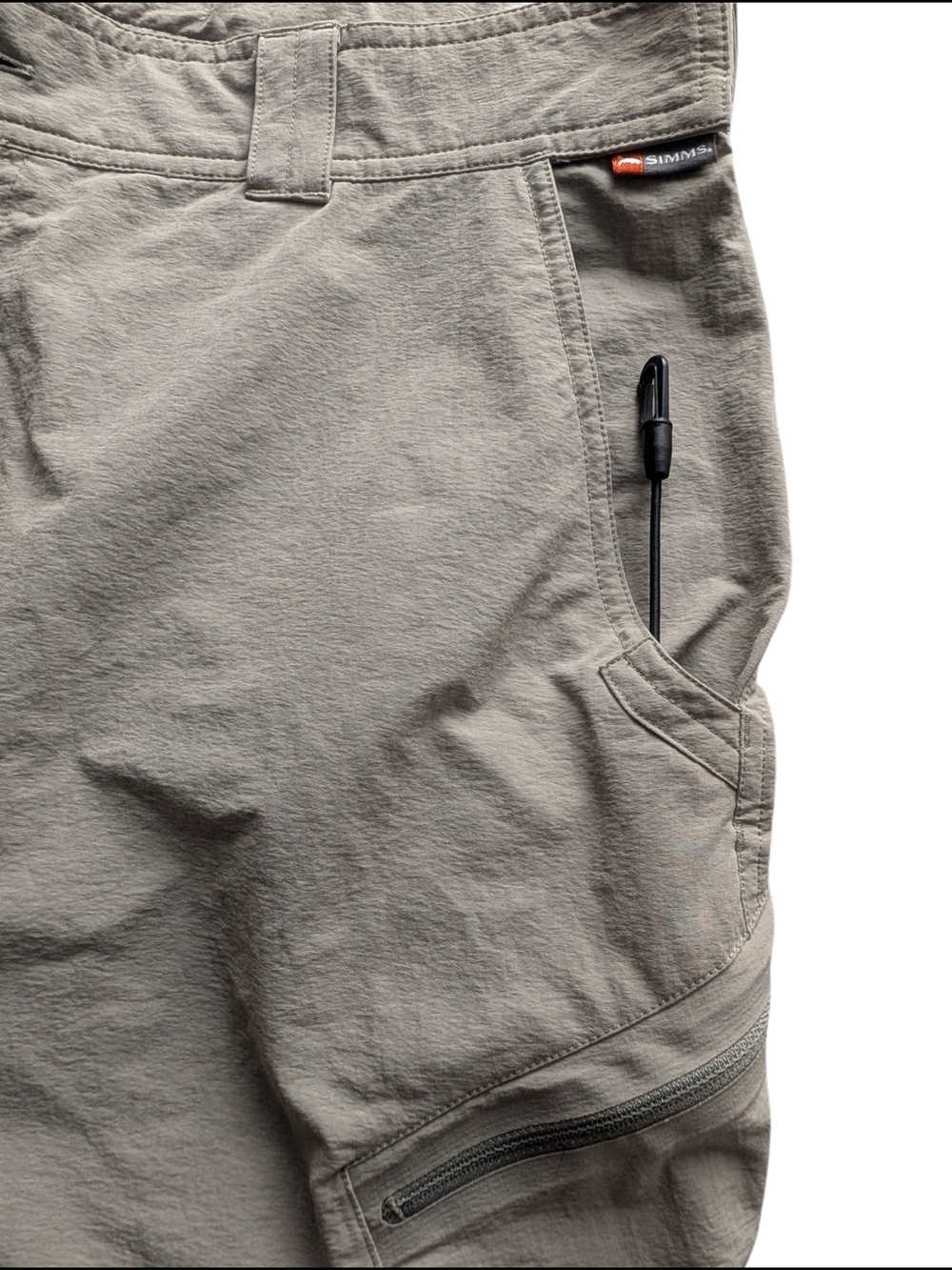 Simms Superlight Pants Stretch Performance Fishing Wading Trekking Trail XL Tan - Picture 5 of 13